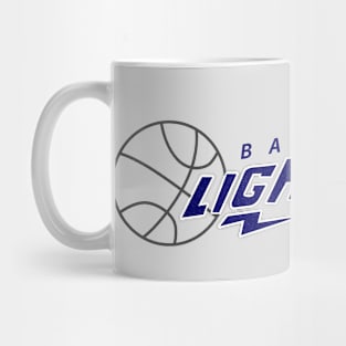 Defunct Baltimore Lightning CBA Basketball 1985 Mug